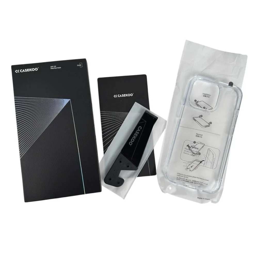 Casekoo iPhone‎ 13 Pro Case Clear With Stand Minimalistic Shock ProofE72Q
